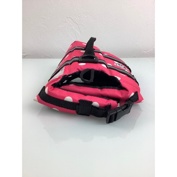 Paws Aboard Polka dots Life Jacket for Dog pink SZ XS NWOT - Picture 2 of 12
